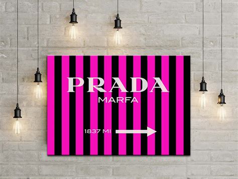 diy prada marfa canvas|Prada marfa painting.